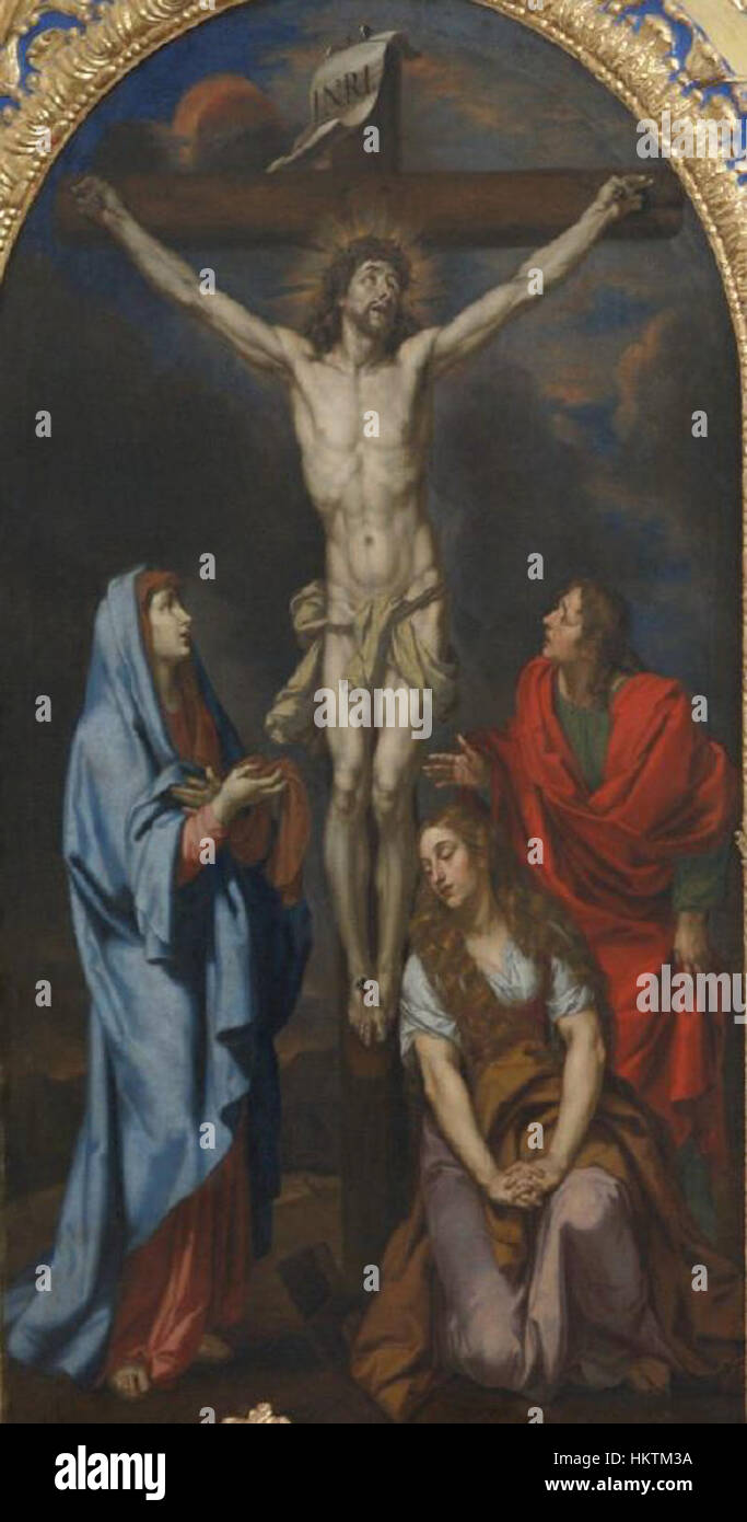 Frans de Neve - La crucifixion Banque D'Images