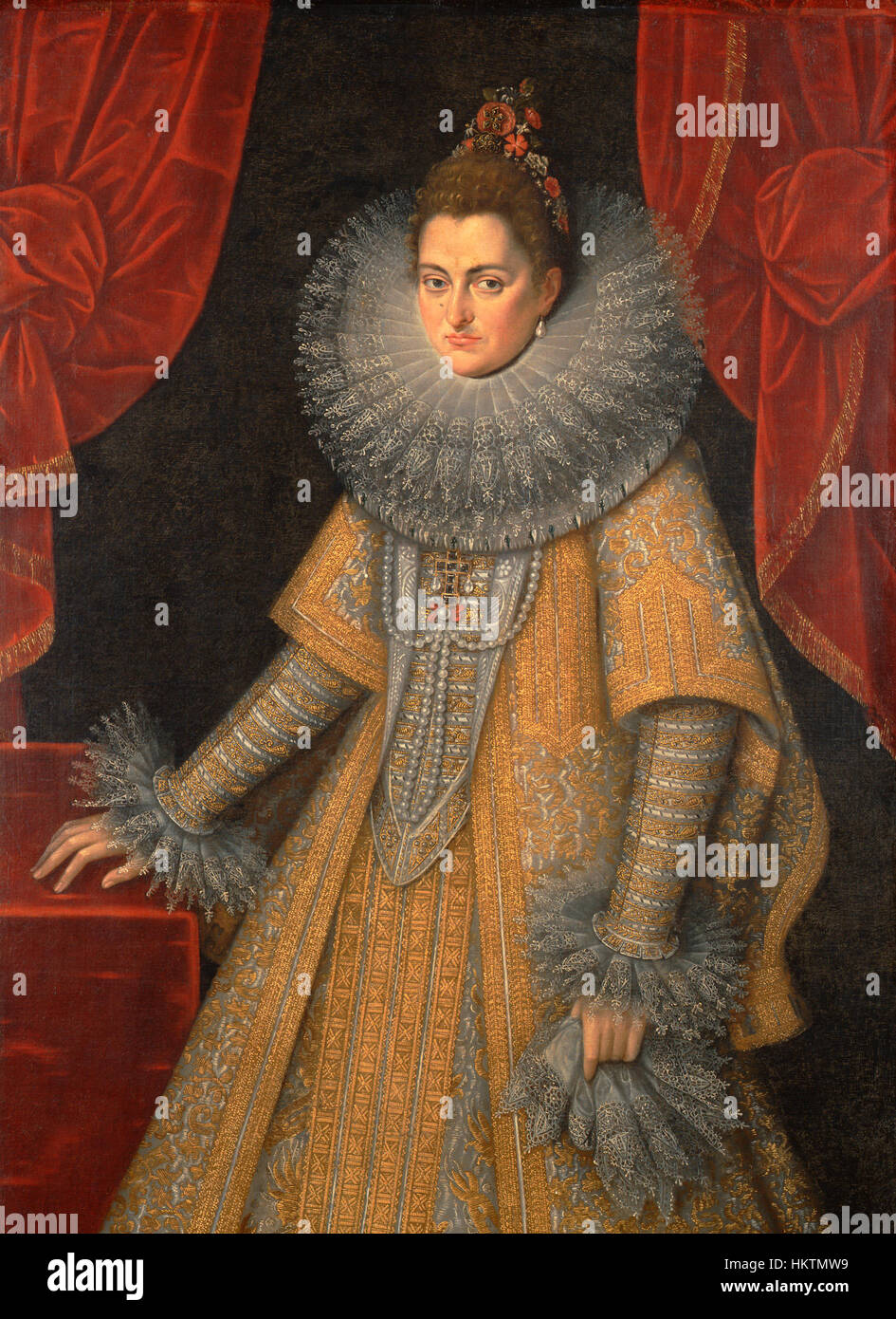 Frans Pourbus II - Isabella Clara Eugenia Banque D'Images