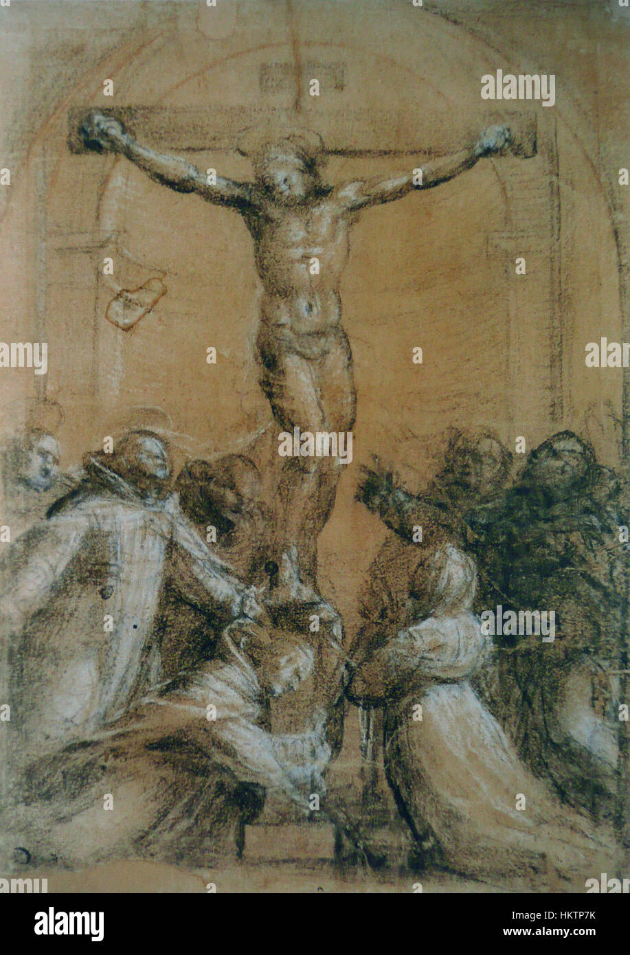 Edgar Degas - Crucifixion Banque D'Images