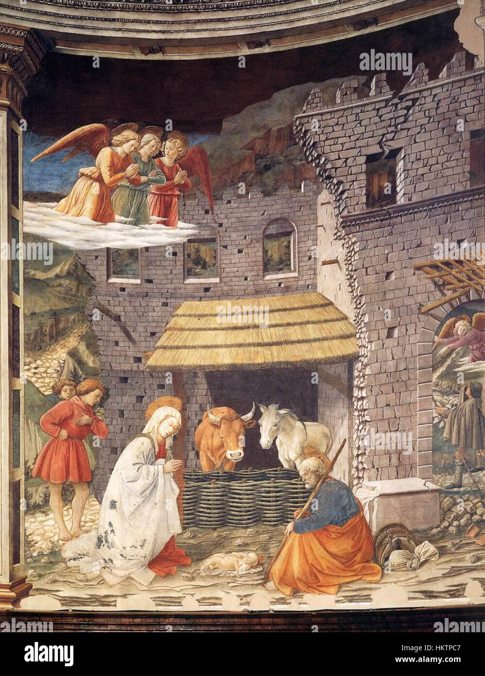 Fra Filippo Lippi - Nativité - WGA13312 Banque D'Images