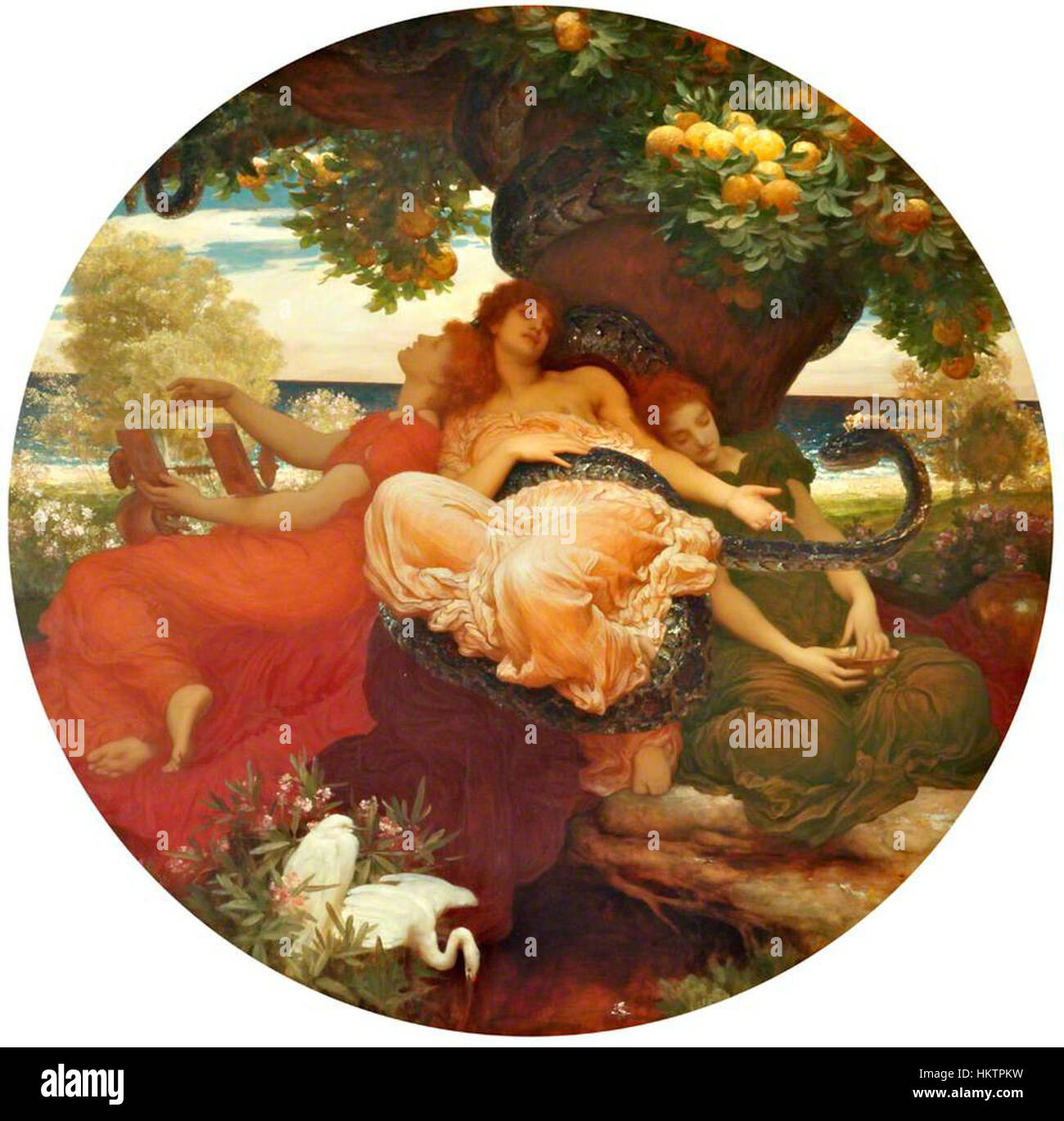 Frederic Leighton - Le Jardin des Hespérides, c.1891 Banque D'Images