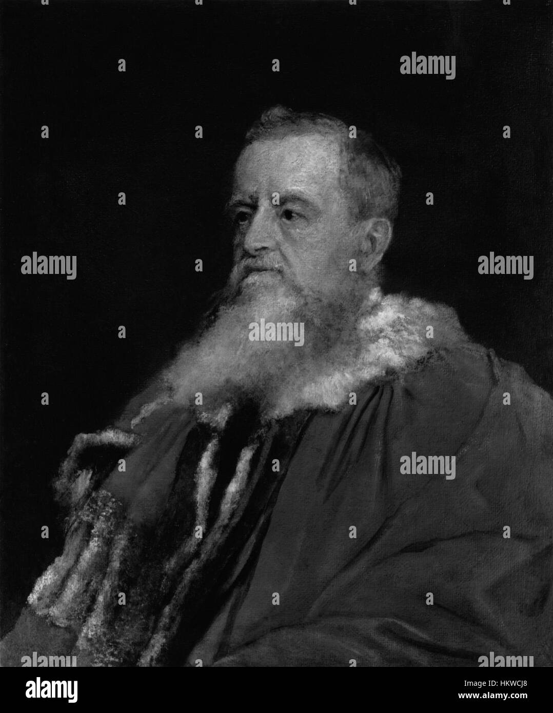 George Frederick Samuel Robinson, 1er marquis de Ripon par George Frederic Watts Banque D'Images