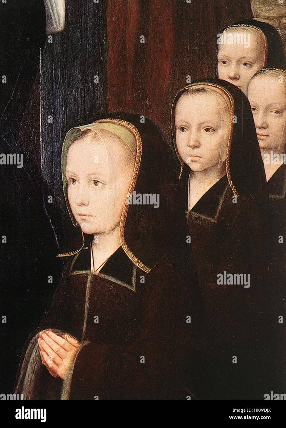 Gerard David - Triptyque de Jean Des Wwwahfmrabca (détail) - WGA6034 Banque D'Images