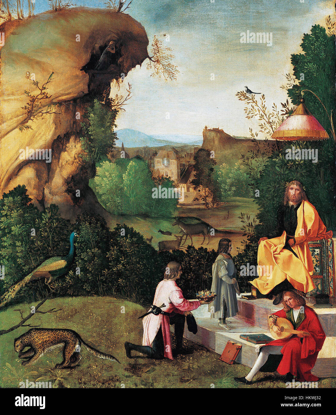 Giorgione, omaggio a un poeta Banque D'Images