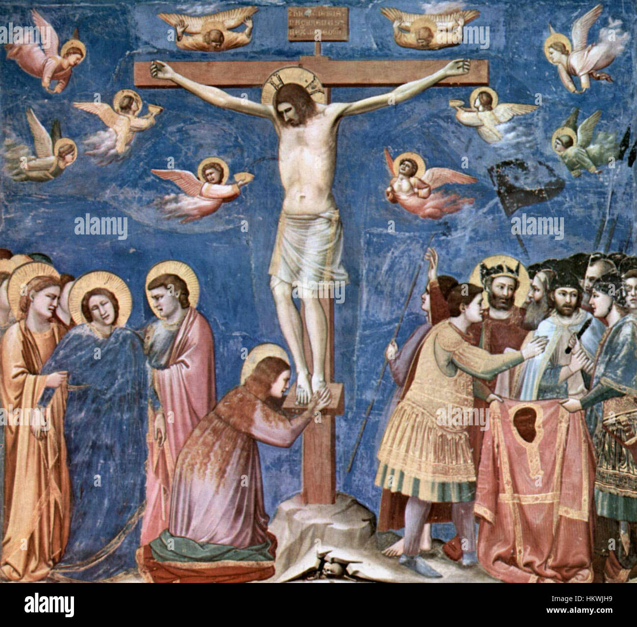 Giotto Crucifixion Banque D'Images