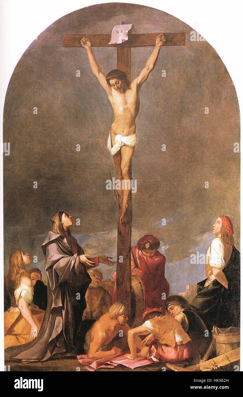 Giulio Carpioni - Crucifixion - WGA04395 Banque D'Images