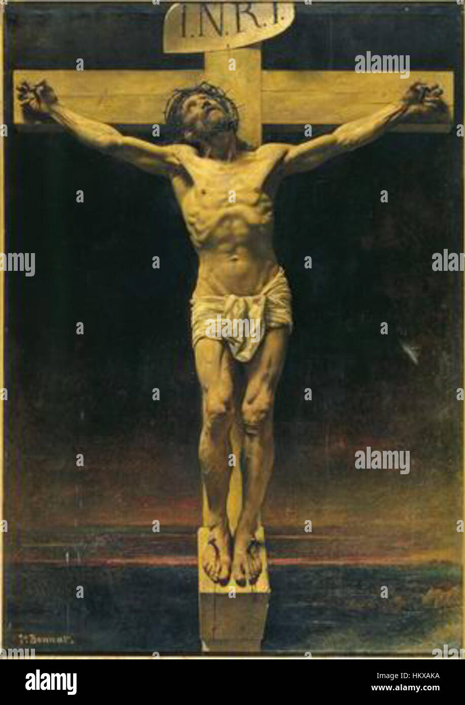 Crucifixion Bonnat Banque D'Images