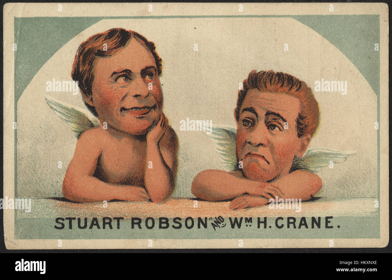 Stuart Robson et Wm. H. Crane. (Avant) Banque D'Images