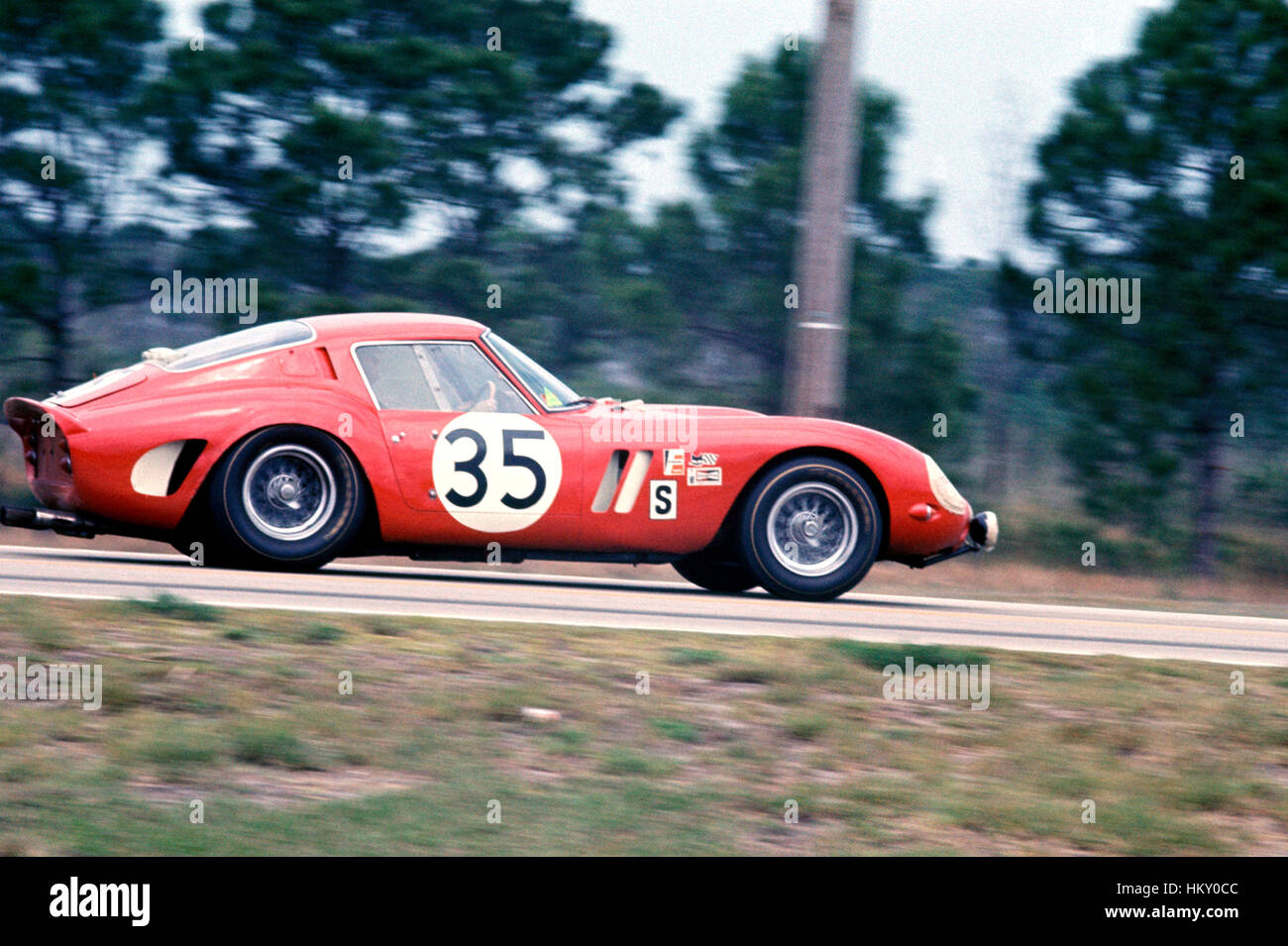 Nous Slottag Jack 1966 Ferrari 250GTO 12 Heures de Sebring dnf FL Banque D'Images