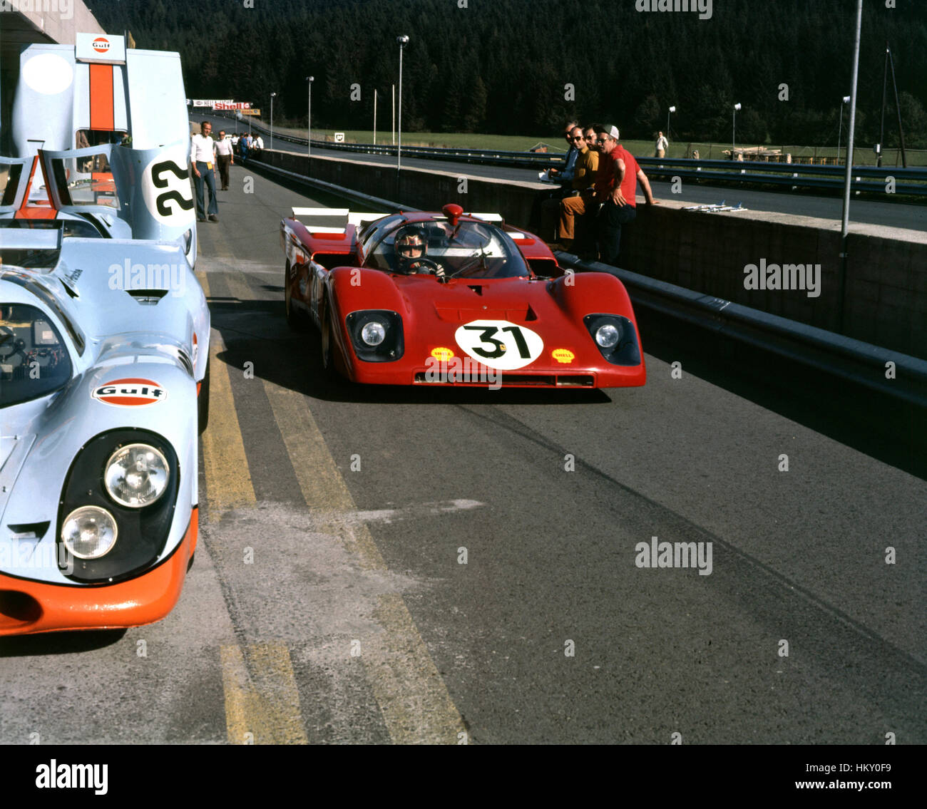 Ignazio Giunti driving a Ferrari 512M at Zeltweg 1000Ks Austria. Photo Ignazio Giunti driving a Ferrari 512M at Zeltweg 1000Ks Austria. Photo