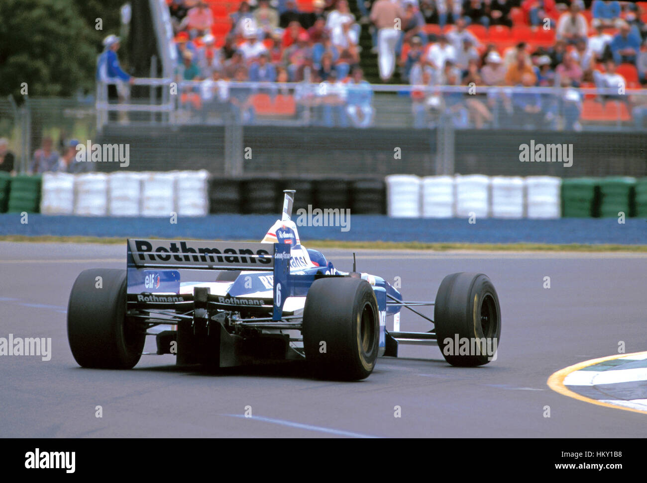 1996 Jacques Villeneuve Les Williams FW18 GP Australie Adelaide 2nd Fl Banque D'Images