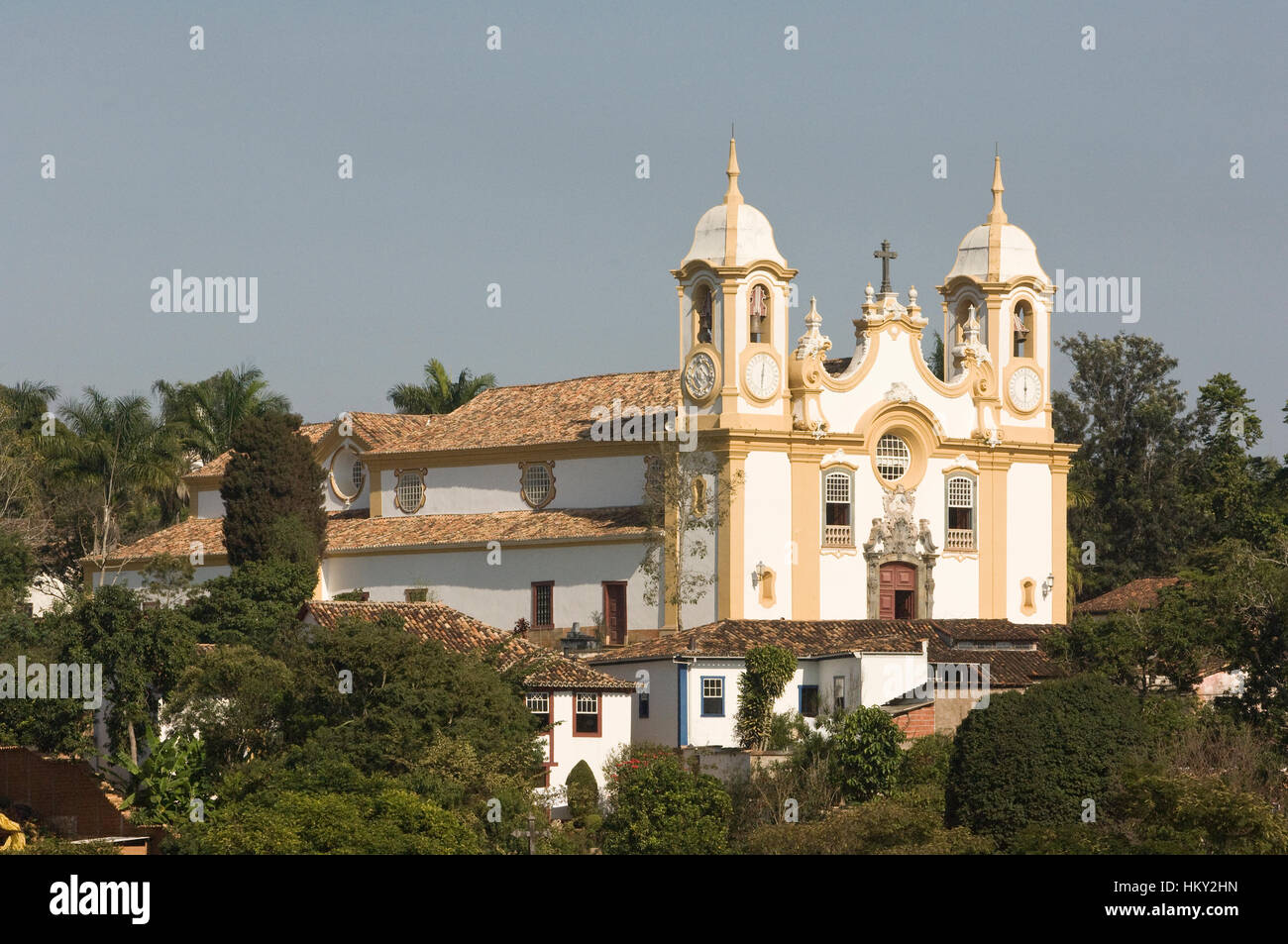Matriz de Santo Antonio, église de Santo Antonio, Tiradentes, État de Minas Gerais, Brésil Banque D'Images
