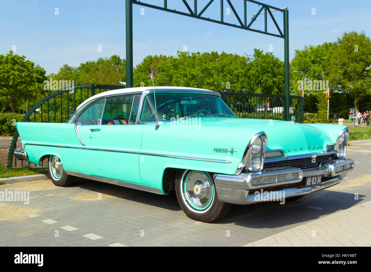 1957 Lincoln Premiere Banque D'Images