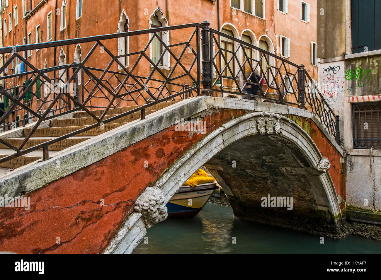 Italie Vénétie Venise - Ponts - Sestiere San Marco - Ponte de la Guerra Banque D'Images