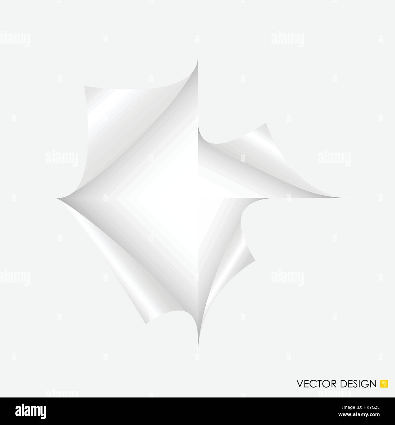 Papier déchiré avec l'espace pour le texte. Vector illustration. Illustration de Vecteur