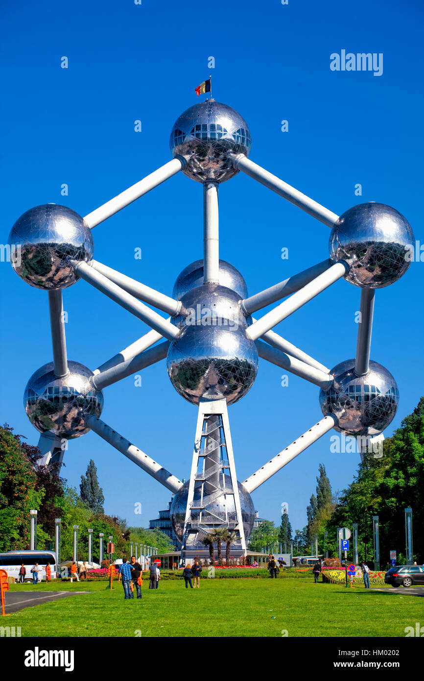 L'Atomium à Bruxelles Banque D'Images