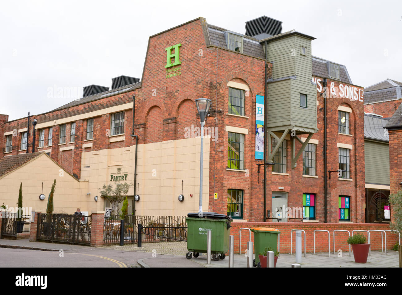 Bedford Museum building à Bedford, Bedfordshire, Angleterre Banque D'Images