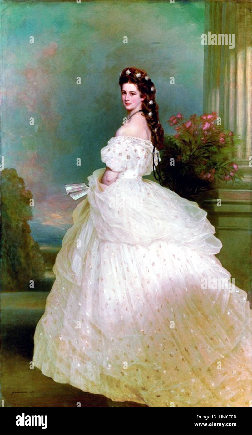 Kaiserin Elisabeth - Franz Xaver Winterhalter, 1865-2 Banque D'Images