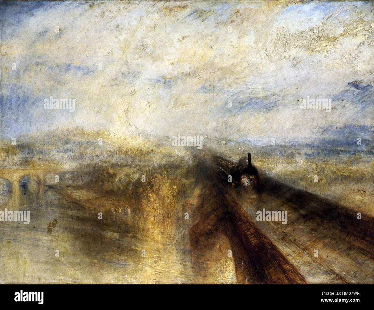 Joseph Mallord William Turner - pluie, vapeur et vitesse La Great Western Railway - WGA23181 Banque D'Images