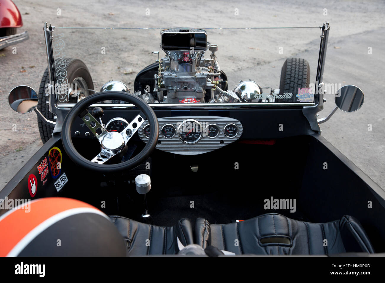 Location de rencontrer des muscle cars américains en Suède Banque D'Images