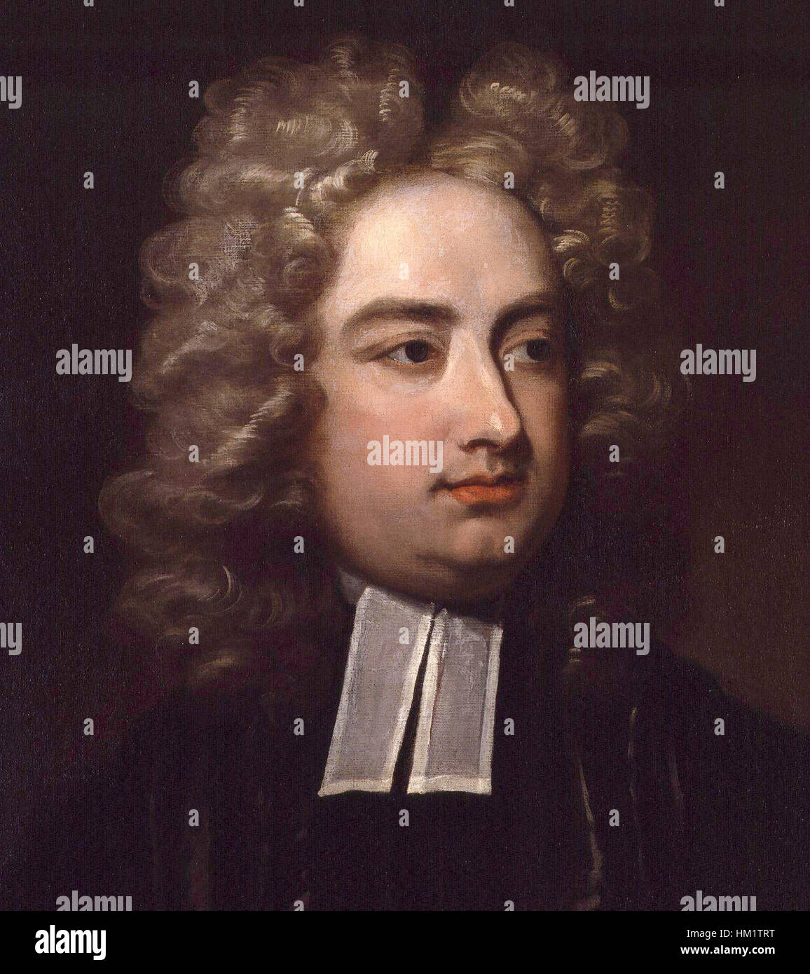 Jonathan Swift par Charles Jervas detail Banque D'Images