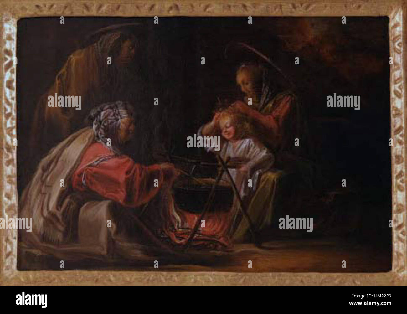 *Gitan campement* de Jan van der Venne est une peinture vivante du XVIIe siècle représentant une scène de la vie nomade, mettant en valeur un groupe de gitans campés dans un cadre rural. La pièce souligne la capacité de l’artiste à capturer la vie quotidienne dans la société néerlandaise. Banque D'Images