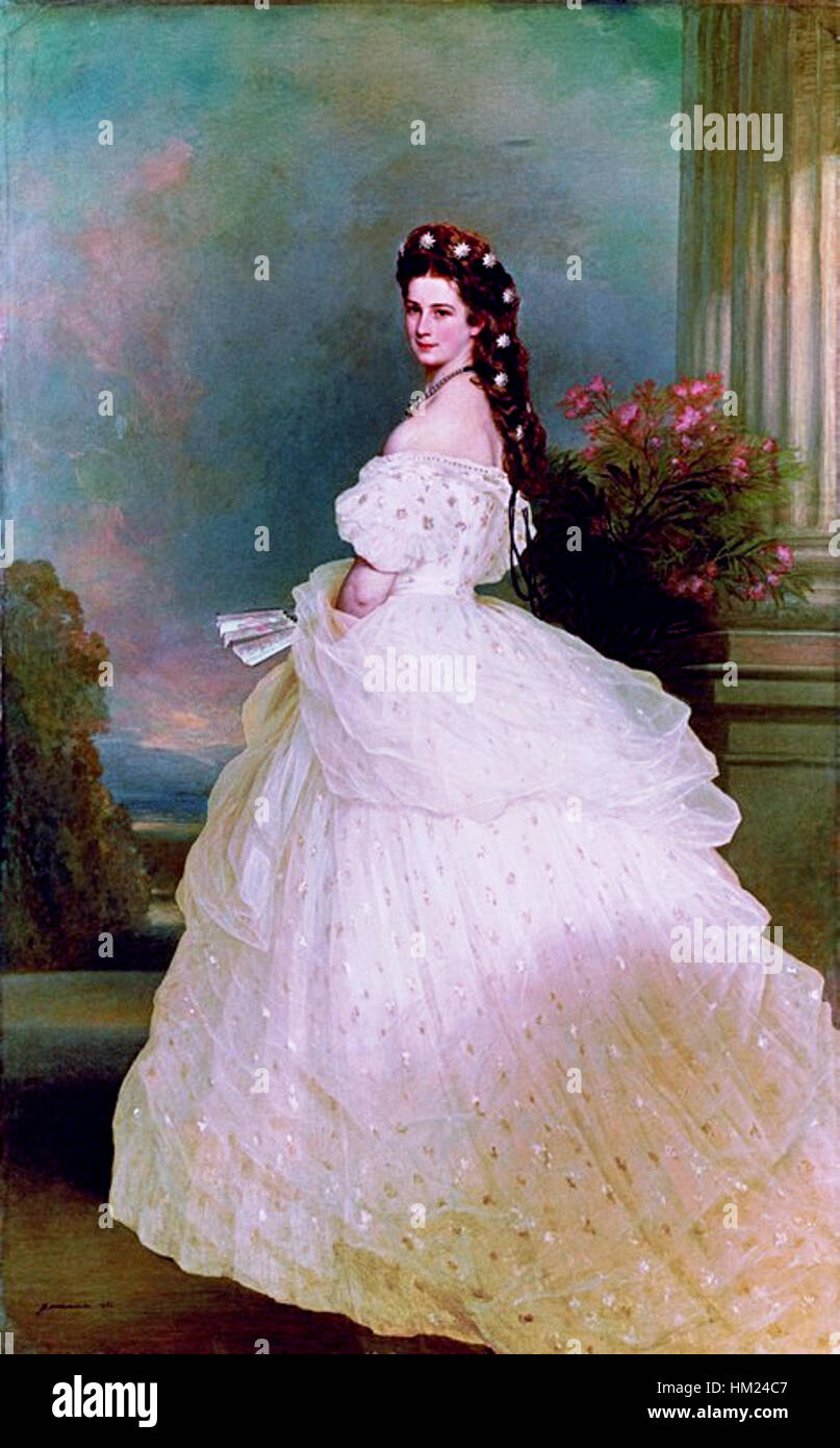 Kaiserin Elisabeth - Franz Xaver Winterhalter, 1865-1 Banque D'Images