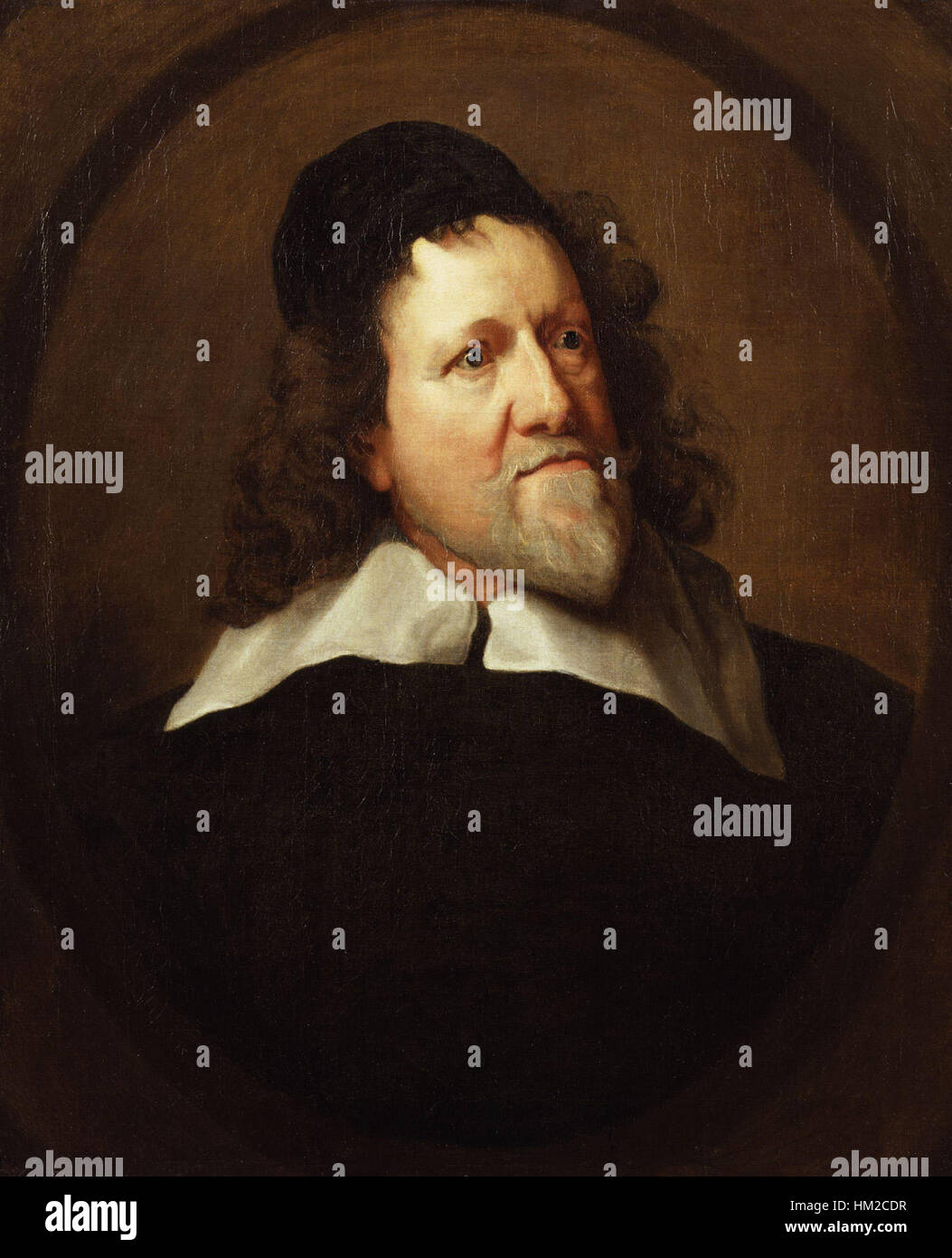Ce portrait d'Inigo Jones, attribué à Sir Anthony Van Dyck, représente l'éminent architecte anglais dans une pose digne, reflétant son importance dans l'architecture de la Renaissance. Banque D'Images Ce portrait d'Inigo Jones, attribué à Sir Anthony Van Dyck, représente l'éminent architecte anglais dans une pose digne, reflétant son importance dans l'architecture de la Renaissance. Banque D'Images