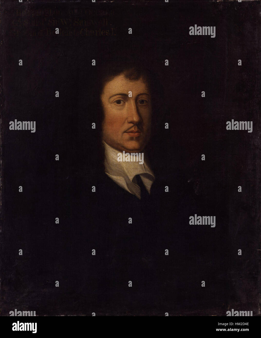 Portrait de James Harrington (1611-1677), théoricien politique anglais connu pour son ouvrage The Commonwealth of Oceana, peint par Sir Peter Lely vers 1658. Banque D'Images