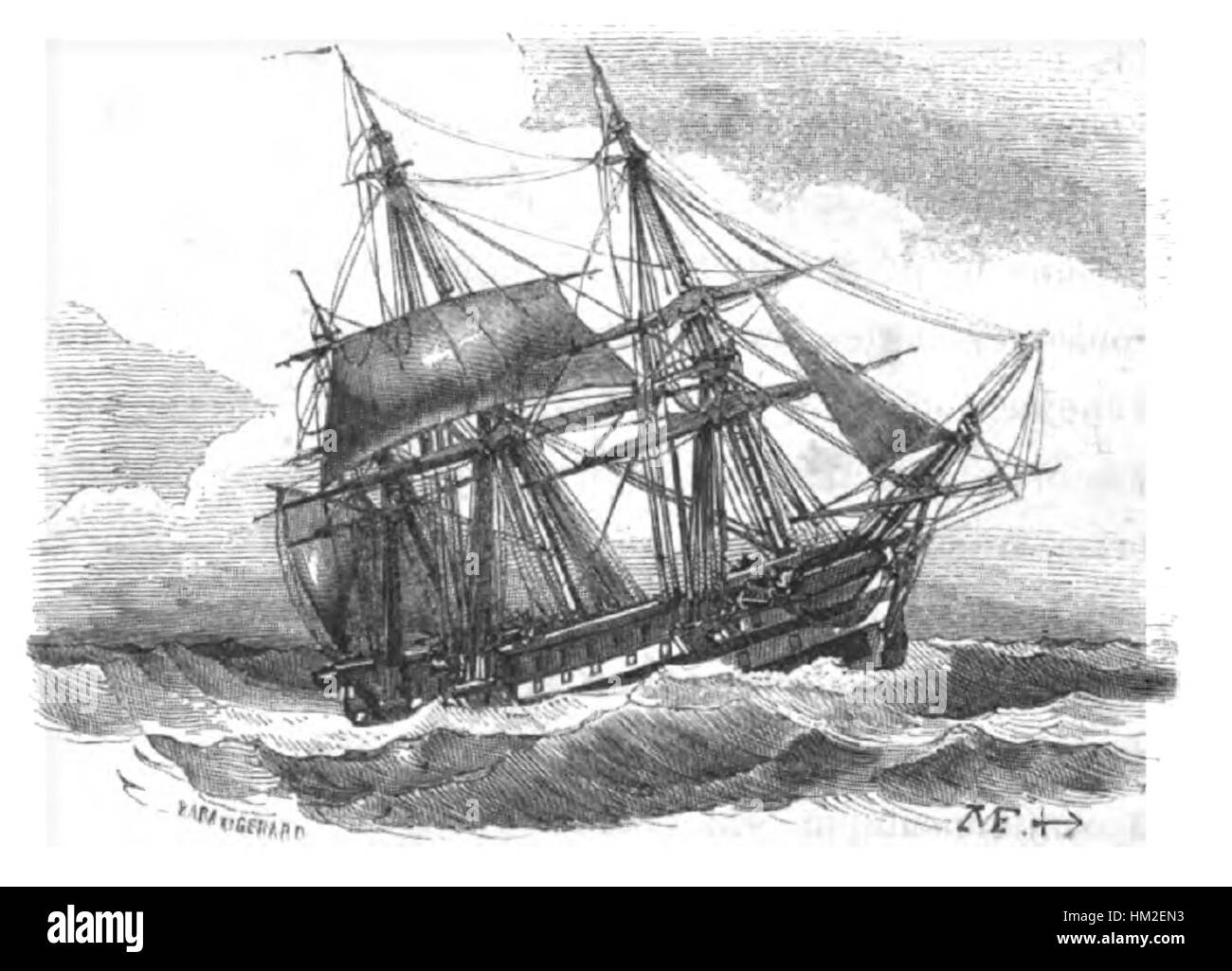 'La Marine' de Pacini-121 est une peinture à l'huile qui capture la grandeur de la puissance navale. La peinture illustre une bataille navale ou une scène maritime, mettant en valeur les forces stratégiques et puissantes en jeu lors d'un conflit naval historique. Banque D'Images