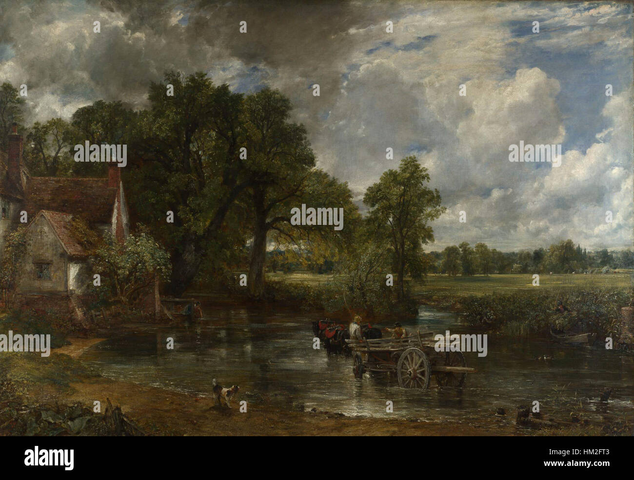 John Constable The Hay Wain Banque D'Images