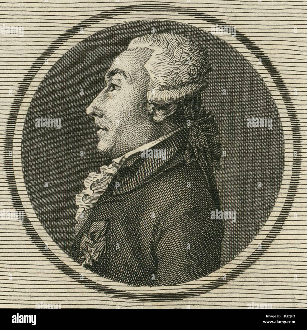 Joseph-Maurice de Toustain-Viray (see & Delorme, 1789-1791) 2 Banque D'Images