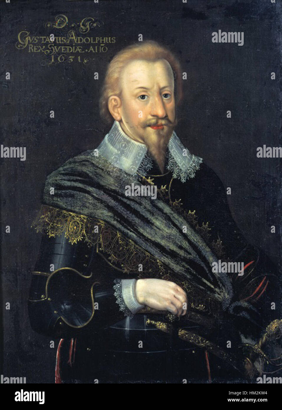 Heinrich Bollandt - Gustave II. Adolf von Schweden 1631 Banque D'Images