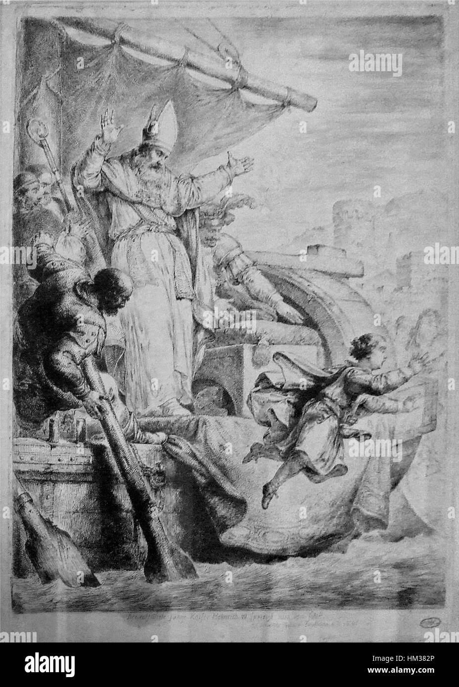 Kaiser Heinrich IV springt Banque D'Images