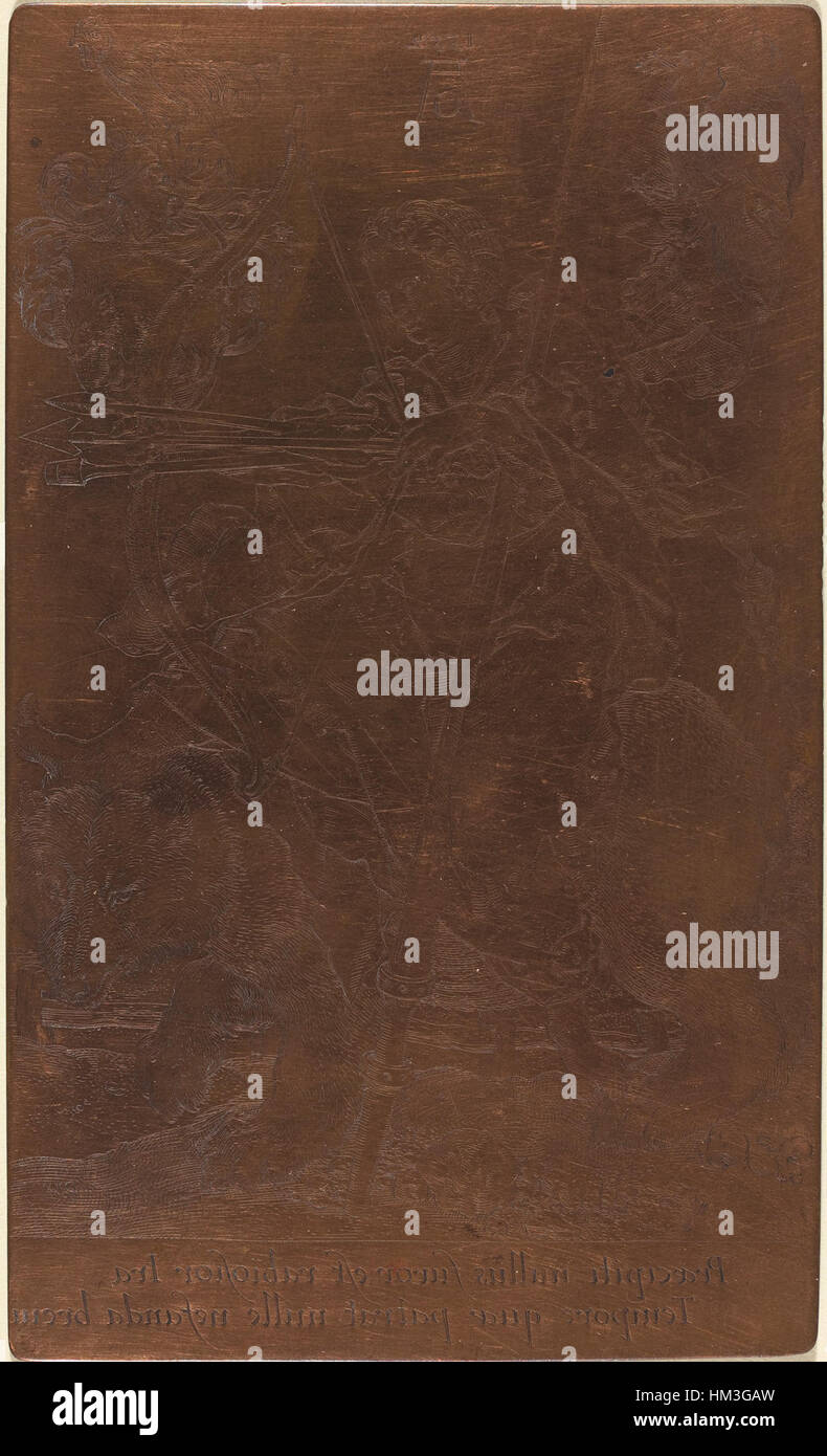 'Wirath' de Heinrich Aldegver, une impression détaillée sur plaque de cuivre mettant en valeur le talent exceptionnel de l'artiste. L’œuvre représente les contributions d’Aldegver aux mouvements artistiques historiques. Banque D'Images