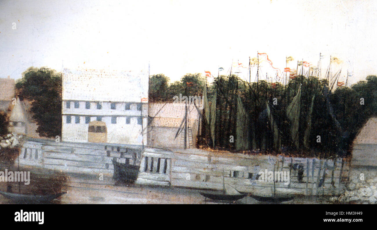 Le 'Hafenhaus' de Vegesack, construit en 1670, est un bâtiment historique situé à Brême, en Allemagne. La maison représente le style architectural du XVIIe siècle, reflétant le patrimoine maritime et l'histoire commerciale de la région. Banque D'Images