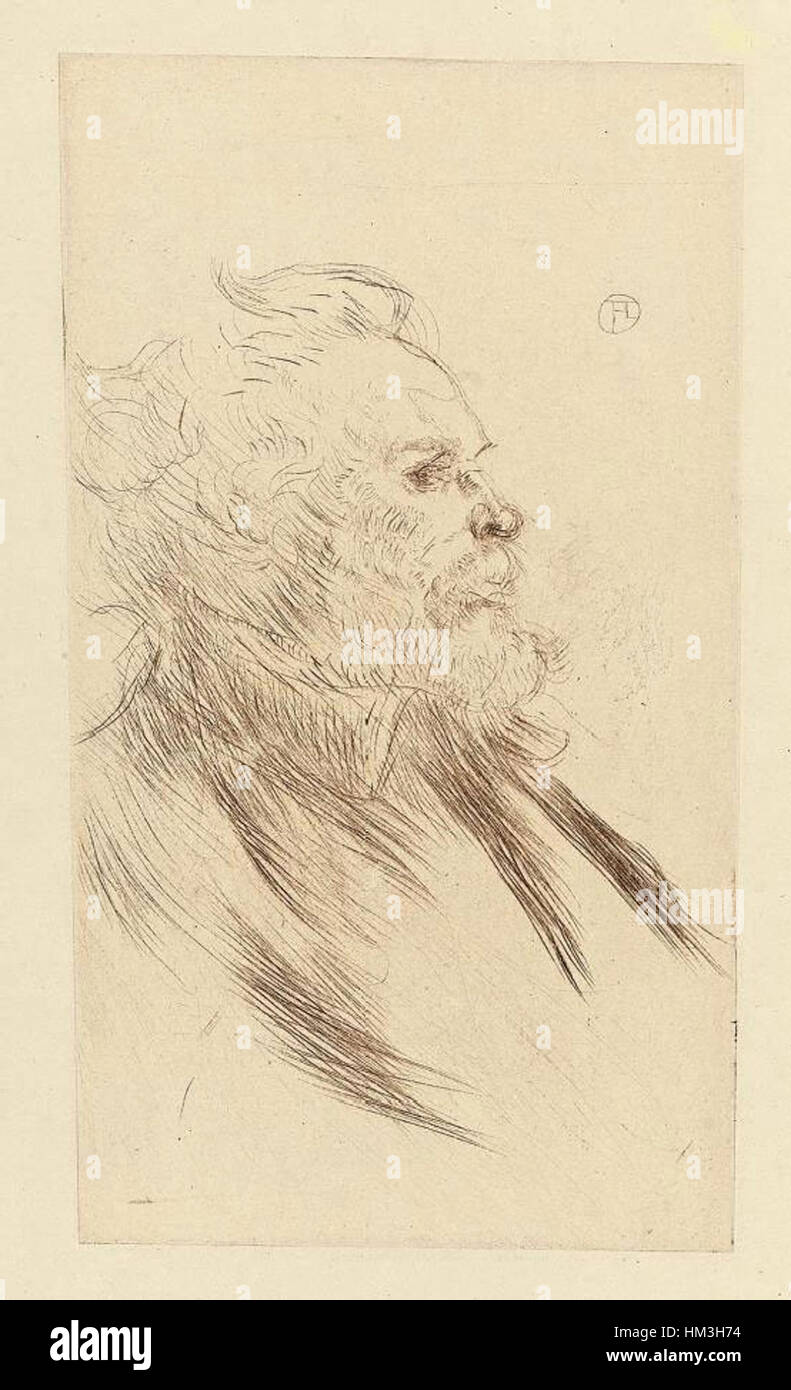 Henri de Toulouse-Lautrec (1864-1901) - Portrait de Tristan (1898) Banque D'Images