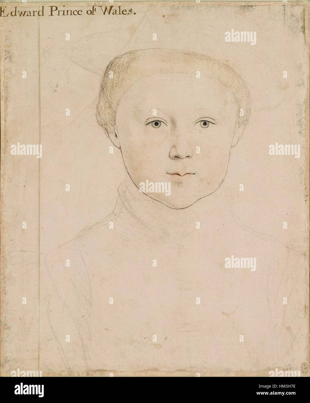 Hans Holbein le Jeune - Edward, prince de Galles RL 12201 Banque D'Images
