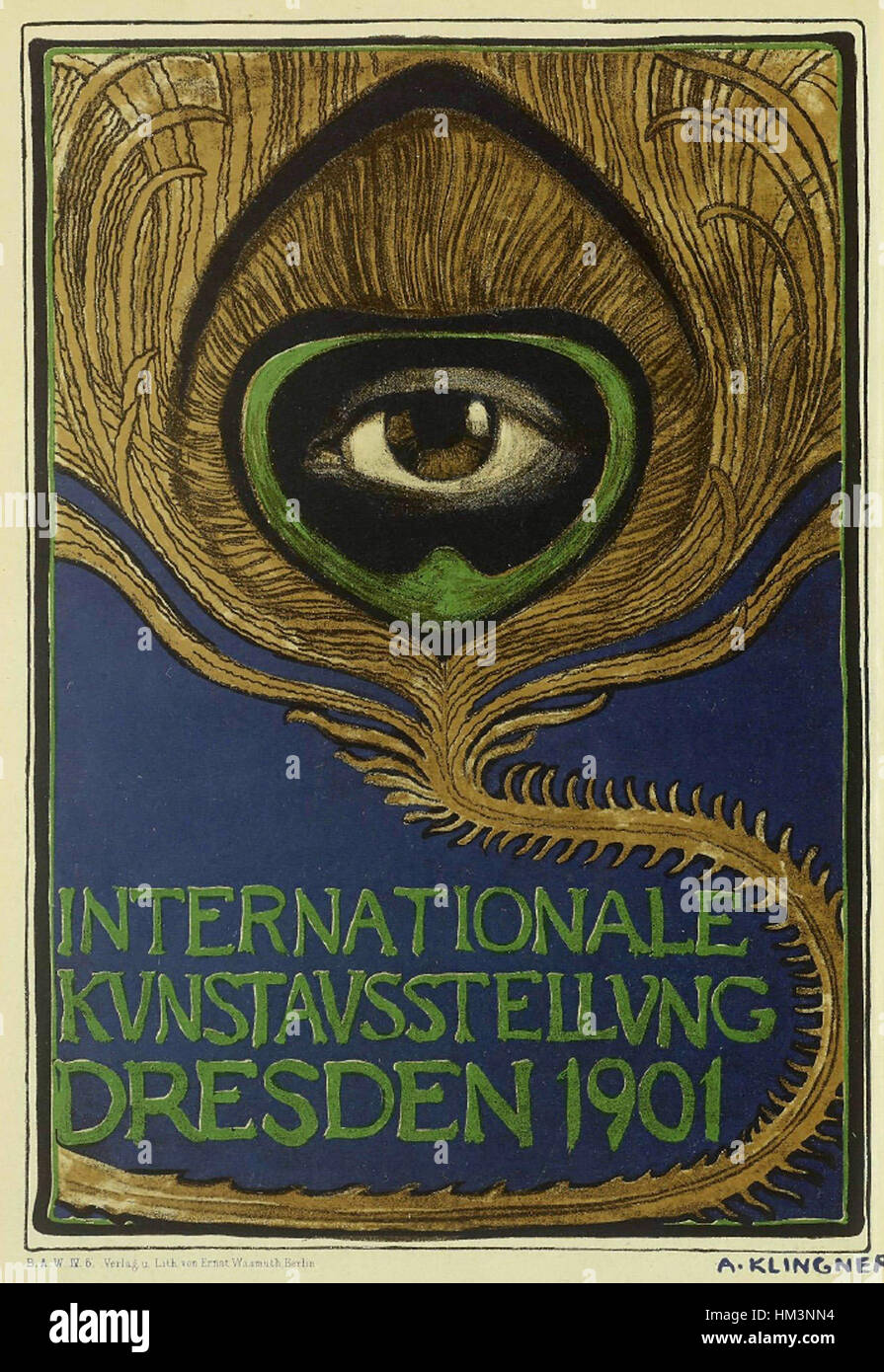 Internationale Kunstausstellung 1901 Dresde, Albert Klingner Banque D'Images