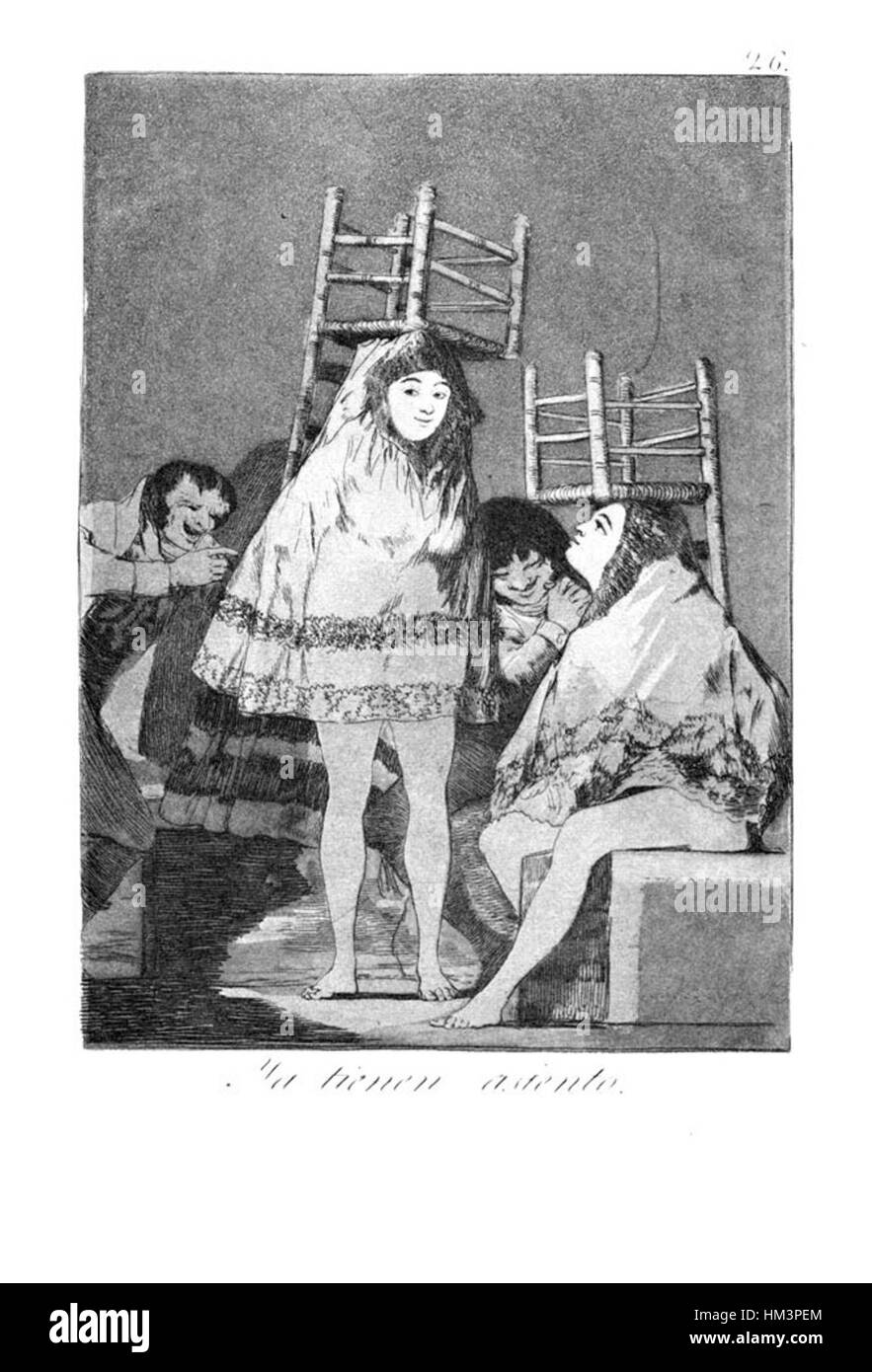 - Caprichos de Goya (26) Banque D'Images