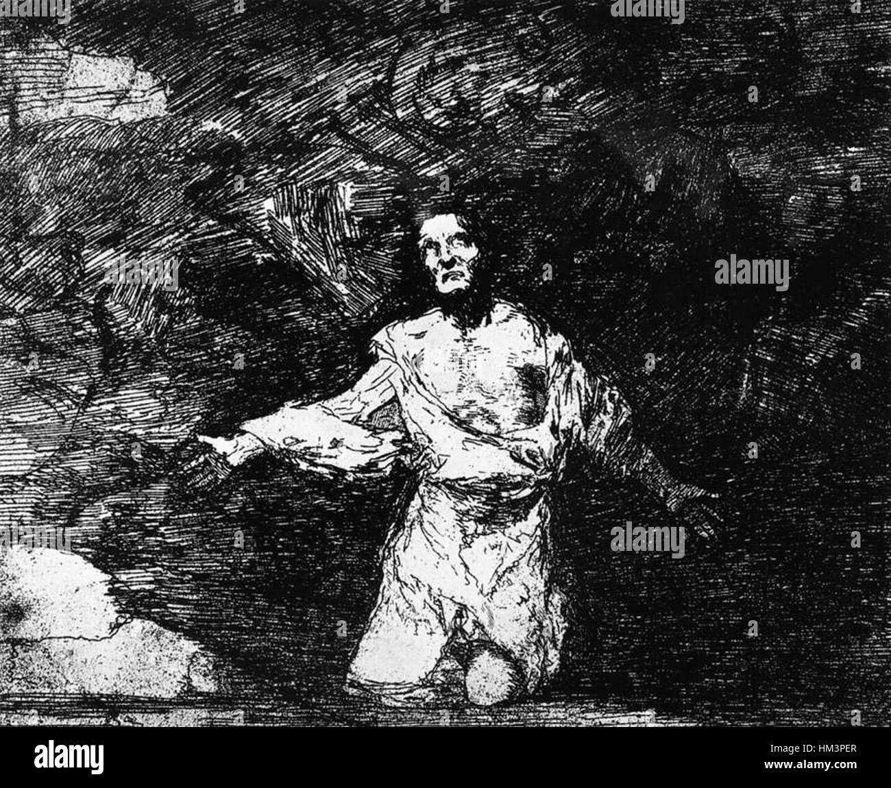 Goya guerre1 Banque D'Images