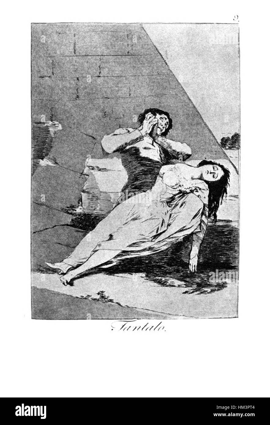 - Caprichos de Goya (09) Banque D'Images