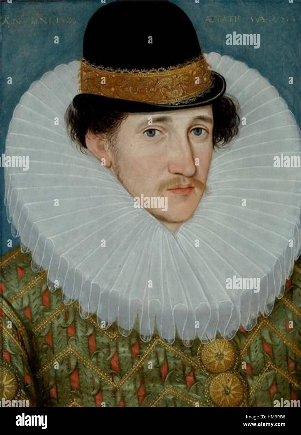 Hieronimo Custodis Edward Talbot, Comte de Shrewsbury 1586 Banque D'Images