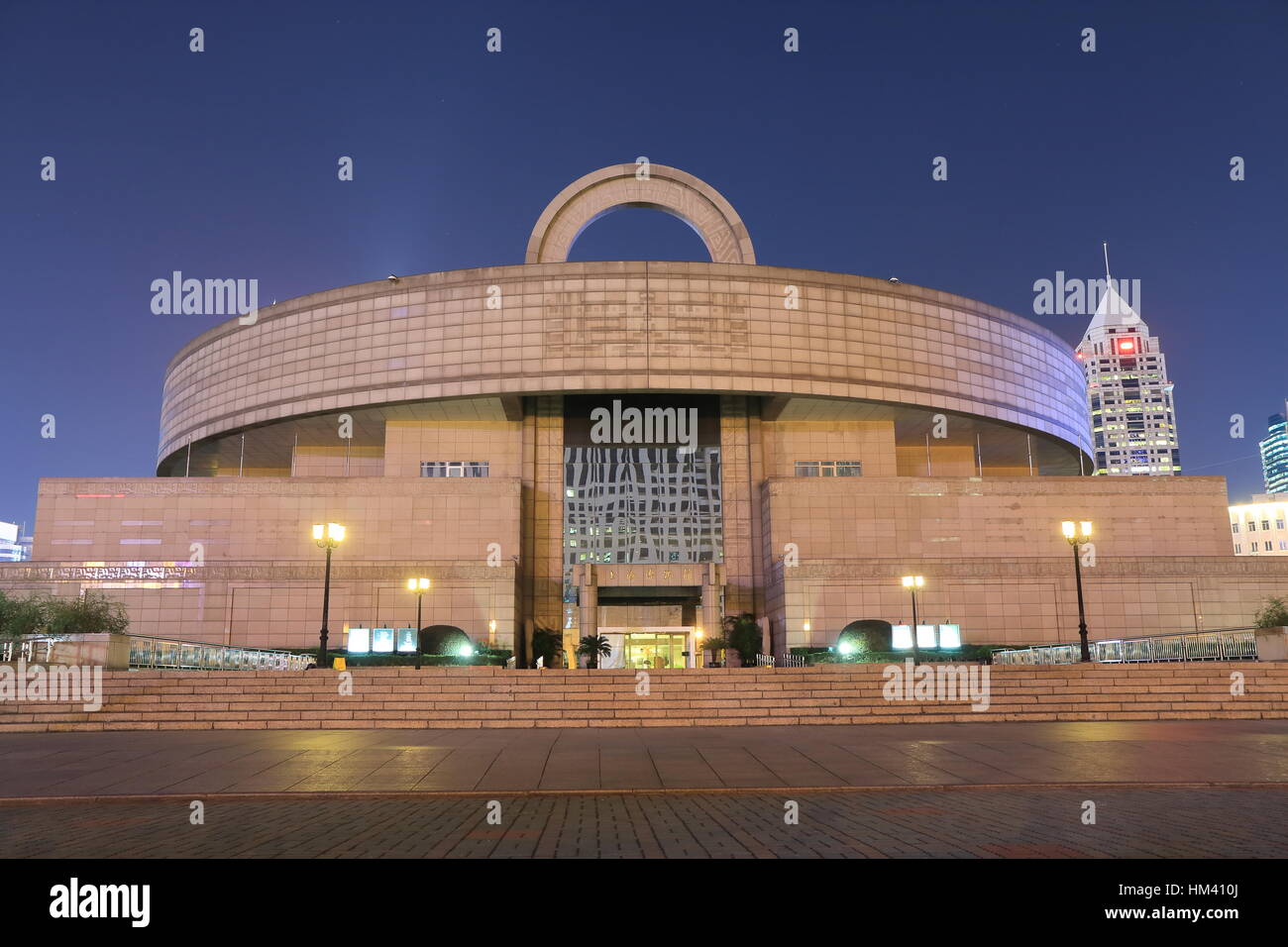 Musée de Shanghai à Shanghai en Chine. Musée de Shanghai est un musée d'art chinois ancien situé dans la Place du Peuple. Banque D'Images