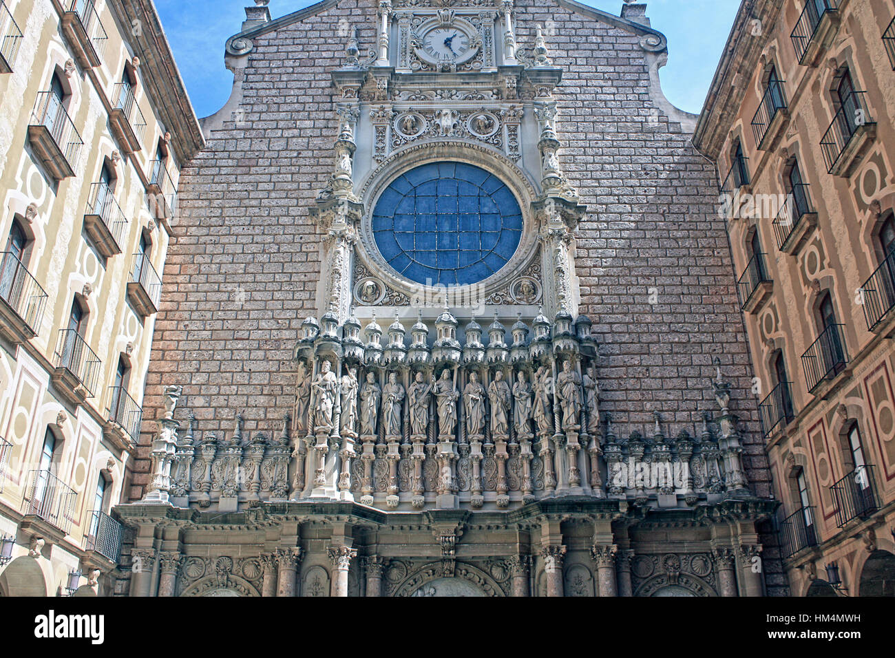 La cathédrale de Montserrat Banque D'Images