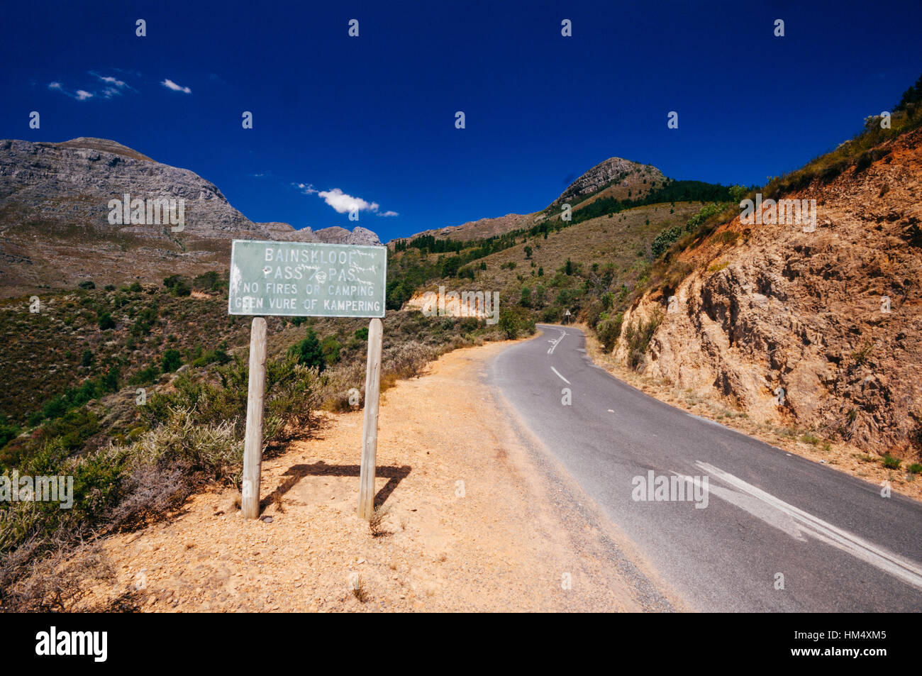 Bain's Kloof Pass, Hawequas bassin versant de montagne, Western Cape, Afrique du Sud Banque D'Images