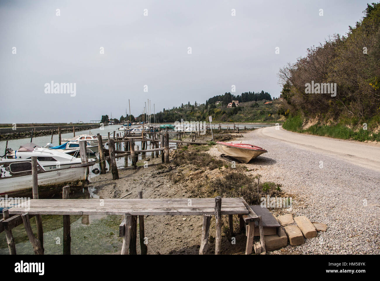 La station de vieux bateaux Banque D'Images