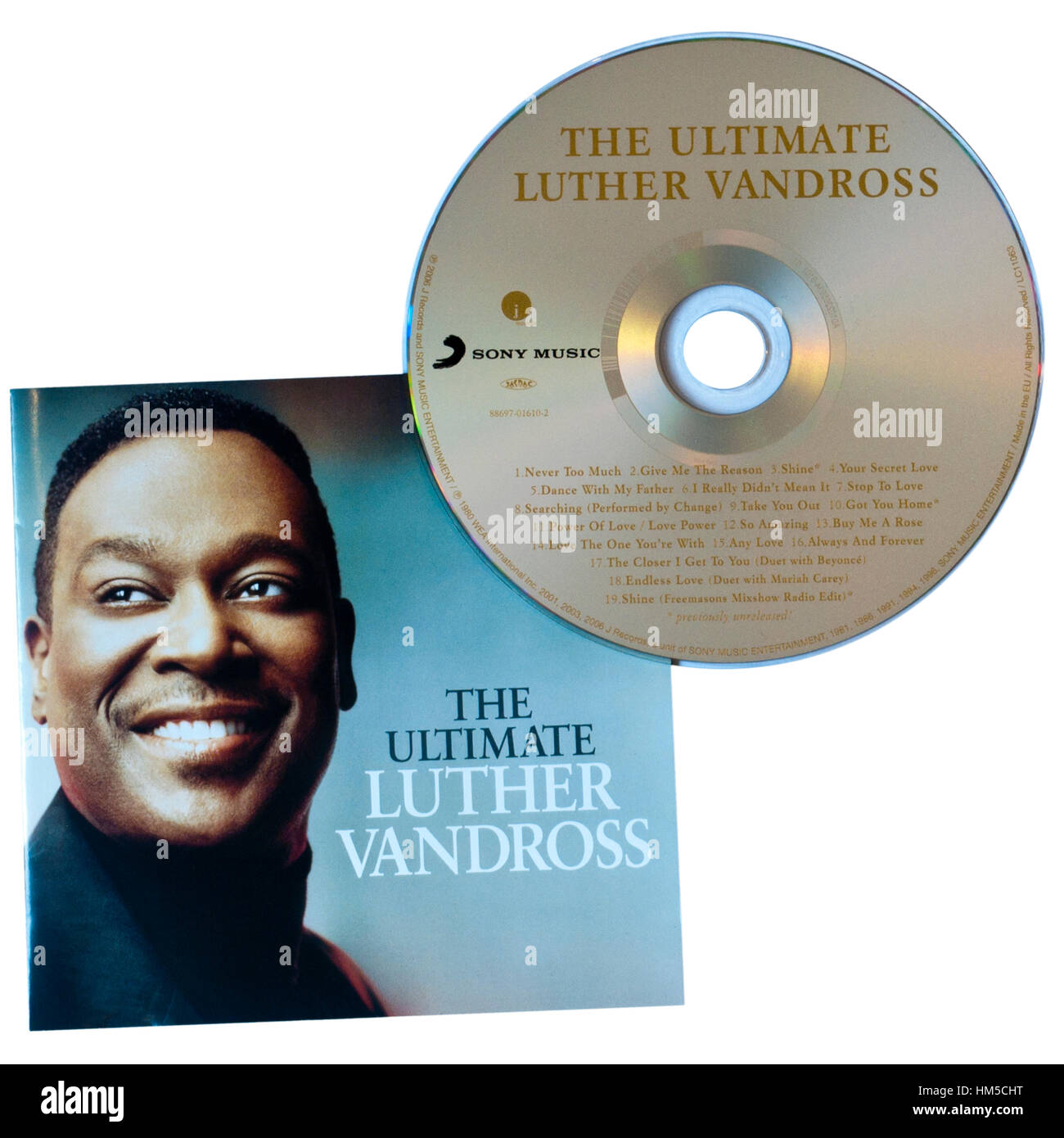 L'Ultime Luther Vandross CD de musique Banque D'Images