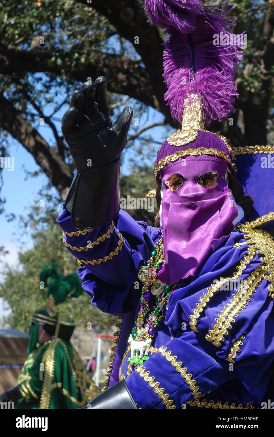 Mardi Gras à La Nouvelle Orléans, Louisiane. Banque D'Images