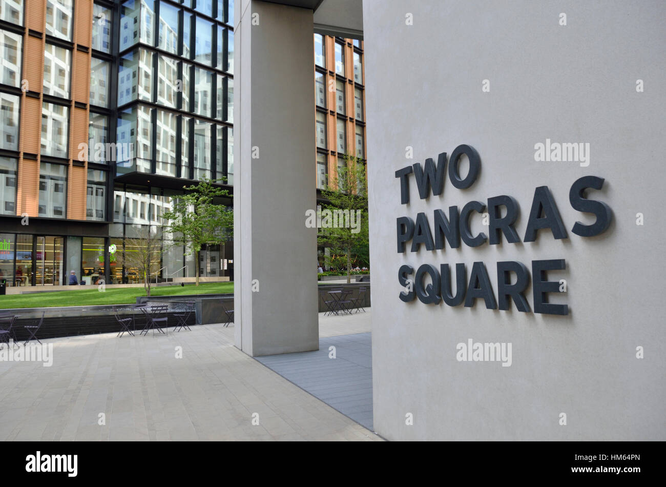 Pancras Square N1C, King's Cross, Londres UK Banque D'Images